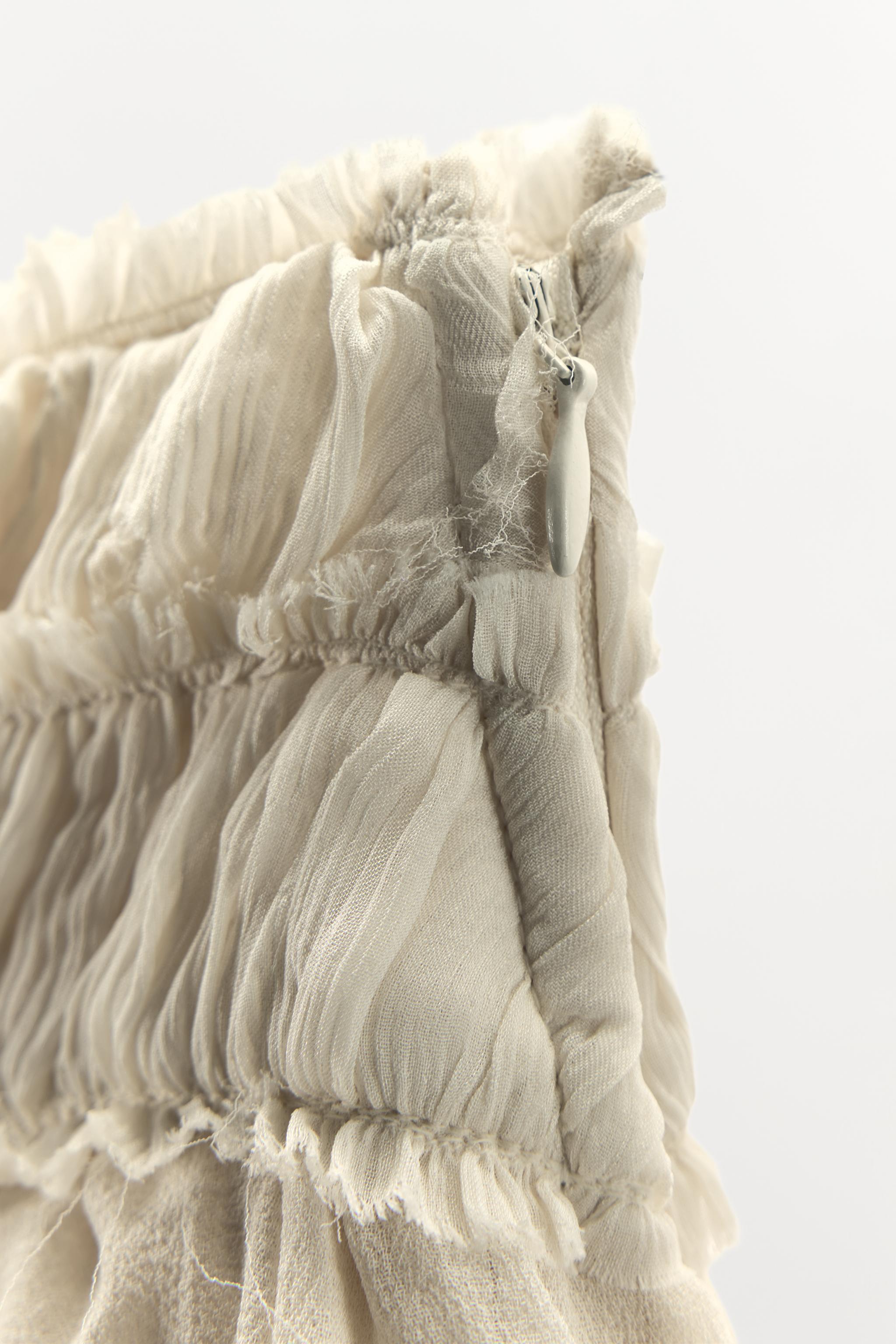 JUPE GEORGETTE À VOLANTS LIMITED EDITION